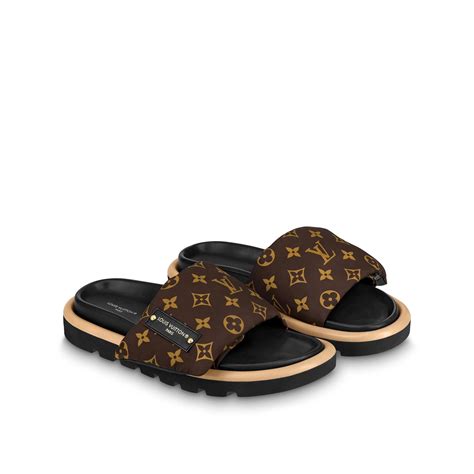 lv suite flat mule replica|Women's Mules & Slides .